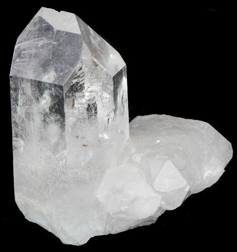 Clear Quartz Crystal Cluster - Brazil #48625
